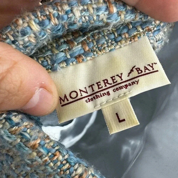 MONTEREY BAY colorful Blazer Size 10 - Picture 6 of 7